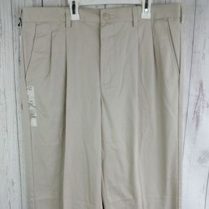 Croft & Barrow 36x31 Easy Care Khaki Pleated Pants
